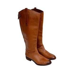 Sam Edelman Penny 2 Wide Calf Tall Riding Boots in Whiskey Leather NWOT